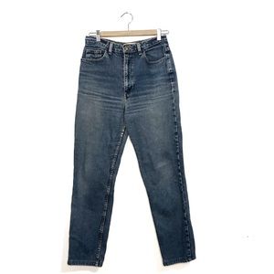 American Apparel | Mom Jeans with Graphic Patch